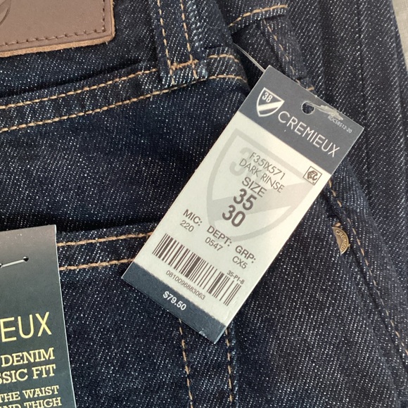 Daniel Cremieux Men's Dark Blue Relaxed Jeans. B - Picture 4 of 6